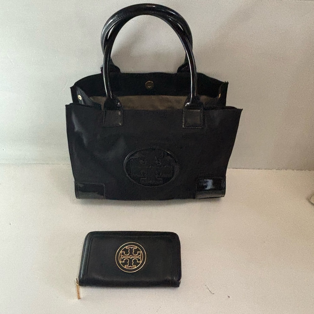 Tory Burch Mini Ella Tote and Wallet Set